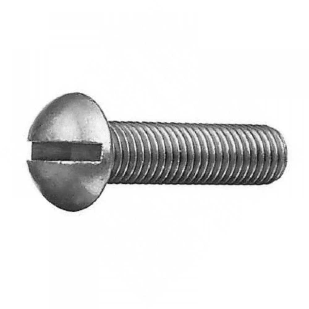 Винты с полукруглой головкой под шлиц