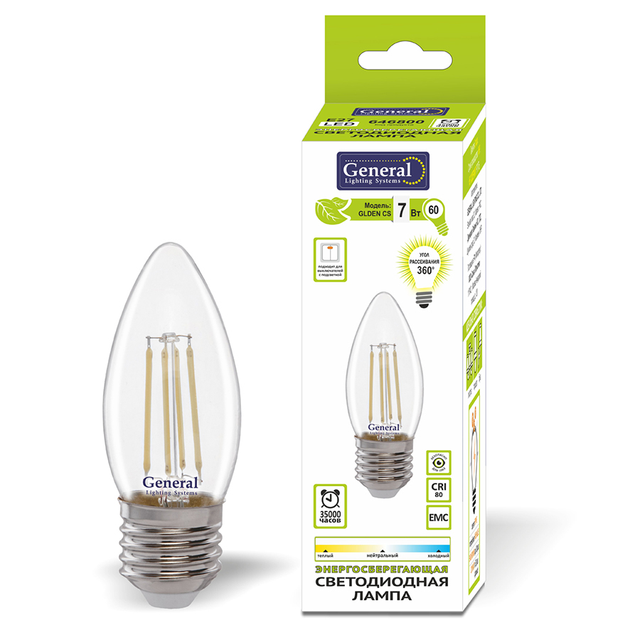 Филамент светодиодные (мат, прозр)